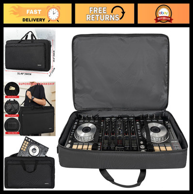 Padded DJ Controller Case for XDJ-RX2 RX3 Prime 4 MCX8000 NVII Mixtrack Pro 3, 3
