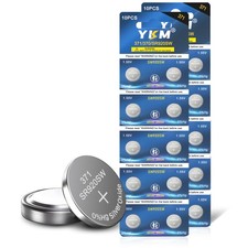 YKM 371 SR920SW Watch Battery 20 Pack AG6 371 370 V371 1.55V Silver 9.5 2.0mm