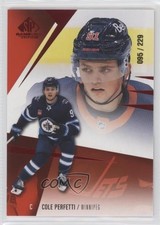 2023-24 Upper Deck SP Game Used Red 95/229 Cole Perfetti #26 y0i