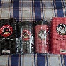 Pingu Pingar Tumbler Set Novelty Rare Penguin Model Limited Edition Table Wear A