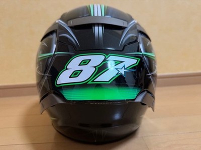 SHOEI X-Fourteen YANAGAWA5 TC-4 Green Black Size XL Replica Model