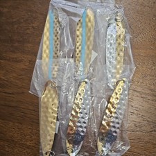 S-SH6pk. FREE SHIPPING. Commercial Trolling Spoons. 6 Pk. Silver Horde S2B