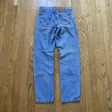 Vtg 90s Levi  s 550 Orange Tab Light Wash Jeans ACTUAL Sz 30x31.5