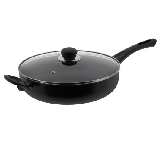 Aluminium-Pfanne / Schmorpfanne 28 Cm Mit 2-Fach Antihaftbeschichtung-image