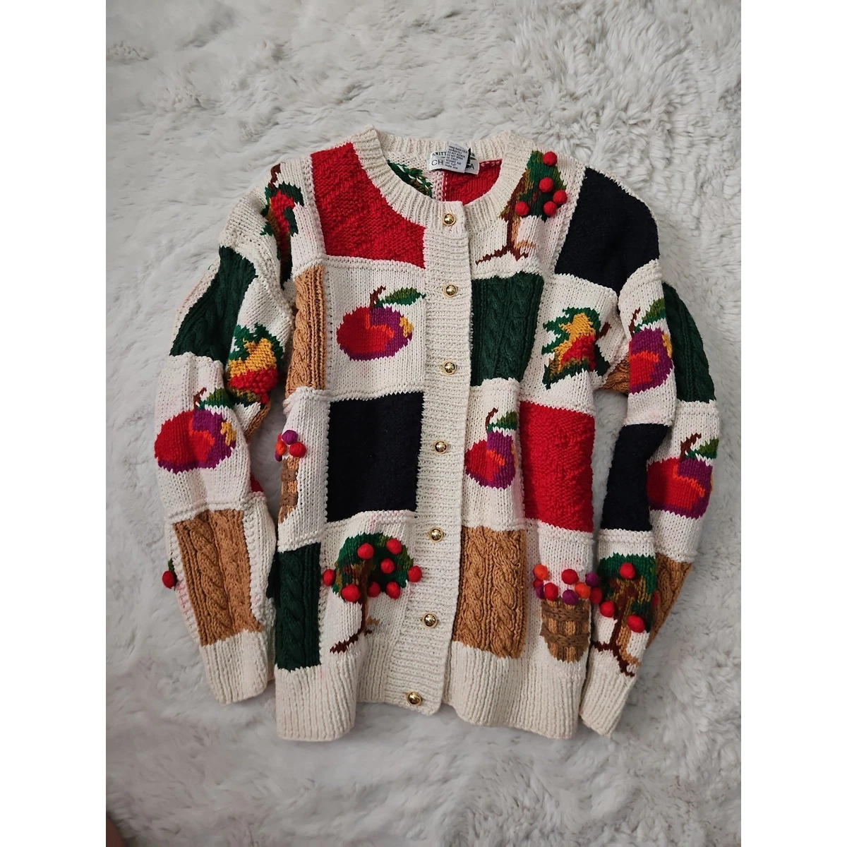 Cotton Vintage Sweaters for Women for sale - eBay