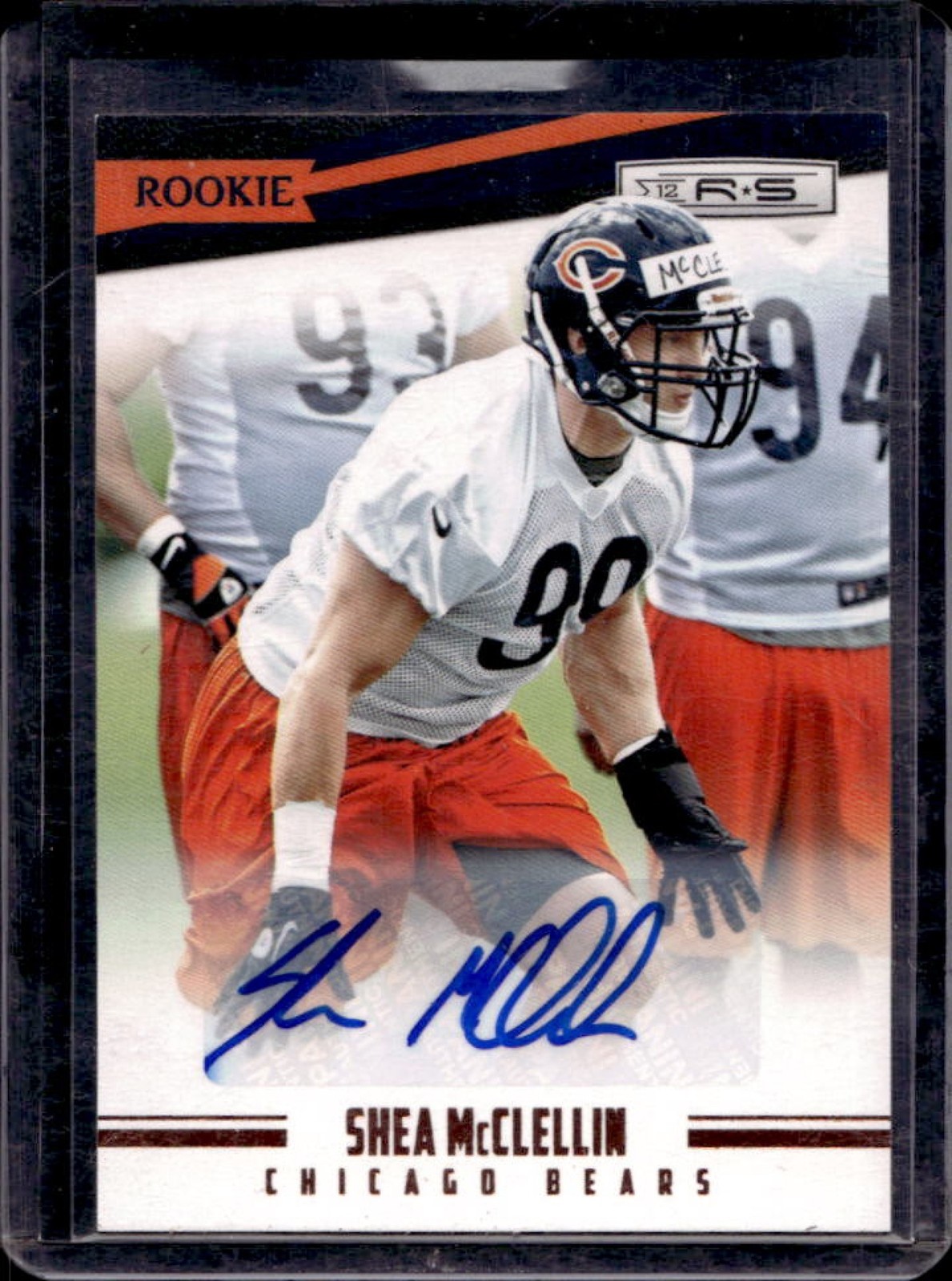 Shea McClellin Panini Rookies & Stars #206 Longevity Emerald Autograph