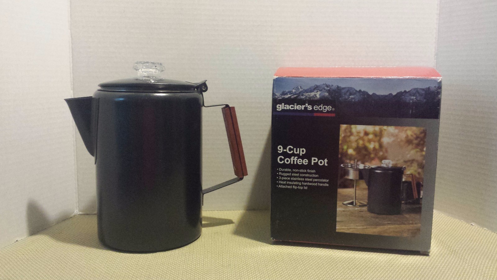 Percolating Coffee Pot Rugged Steel Durable Coffee Maker for Camping 9