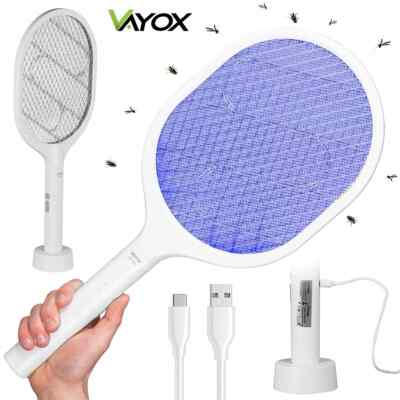 Elektrische Fliegenklatsche Vayox IKV-959 UV 2 Modi Weiß