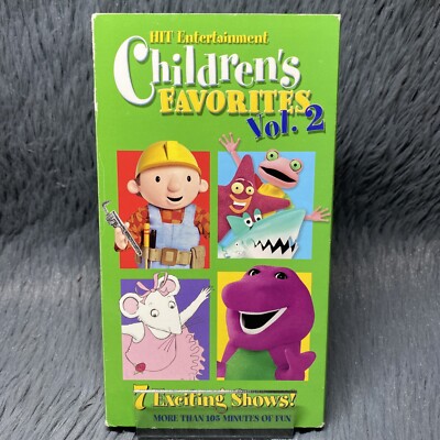 Children's Favorites Vol. 2 VHS 2004 Video Tape Barney Kipper