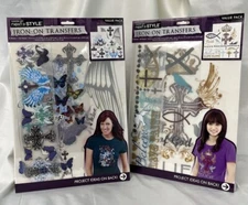 Christian Theme Fashion Art Iron On Transfers 2 Value Packs 52 Pieces Teen/Adult