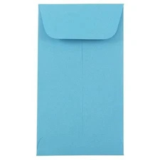 1000 - #3 COIN ENVELOPE 4.25x2.5 Light/Sky Blue Gummed Acid Free(4-1/4x2-1/2)