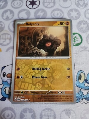 Rolycoly - Reverse Holo - Pokemon TCG Scarlet & Violet Temporal Forces #093/162