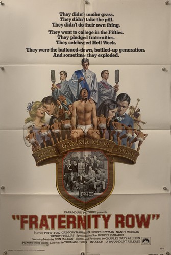 FRATERNITY ROW Original One Sheet Movie Poster - 1977