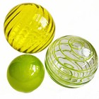 Sphere Set of 3 - Lemon Lime