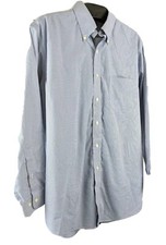 Brooks Brothers Button Down Shirt Men's Sz 16-2/3 Non-Iron Blue i1 