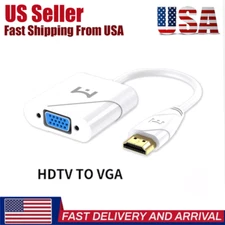 US HDMI Male to VGA Female Adapter Converter Cable for Video HDTV DVD PC 1080P