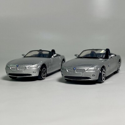 MotorMax #6083 BMW Z4 1:54 (~ 1:64) Diecast Silver 2-Variations