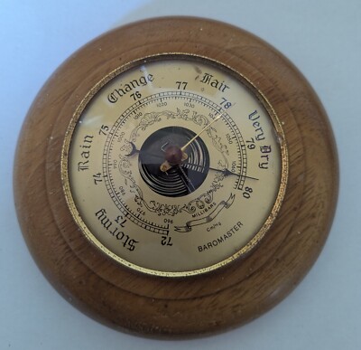 Barometer, Baromaster Stormy, made by Broomgrove Woodcraft