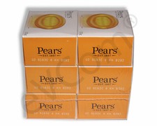 Image of PEARS SOAP Transparent PURE & GENTLE with NATURAL OILS, 125g Bars, 12 or 6 pack