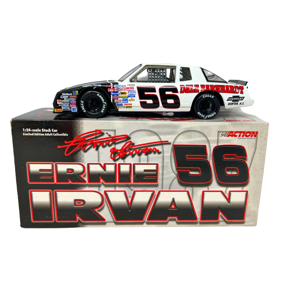 Acción Nascar #56 Ernie Irvan Dale Earnhardt Chevy 1987 Monte Carlo 1:24 Diecast Foto 2 de 4