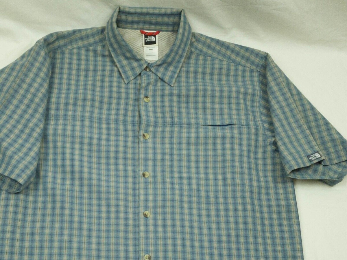 MENS THE NORTH FACE SHIRT SHORT SLEEVE SIZE M-L (LABEL M/M