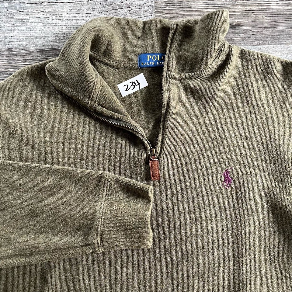 Modern Muted Moss Green Polo Ralph Lauren Old Money Preppy Quiet Luxury