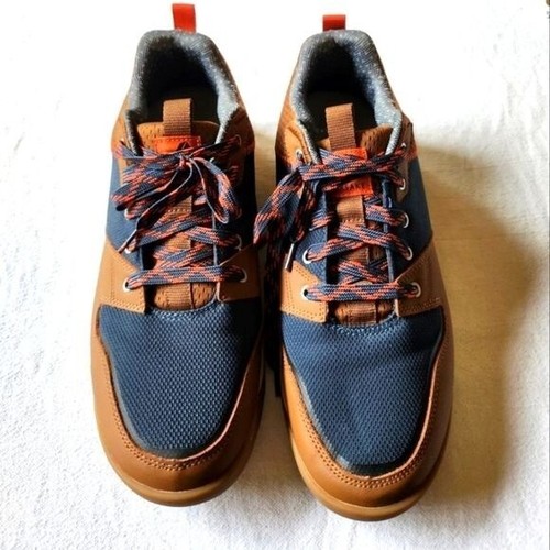 Forsake Banks Rugged Low Top Outdoor Hiking Navy/Orange Sz. 12.5 Sneaker - Picture 6 of 16