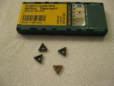 Walter Tiger-tec TCMT110206-PF4 Carbide Inserts 4pcs, Grade WPP20