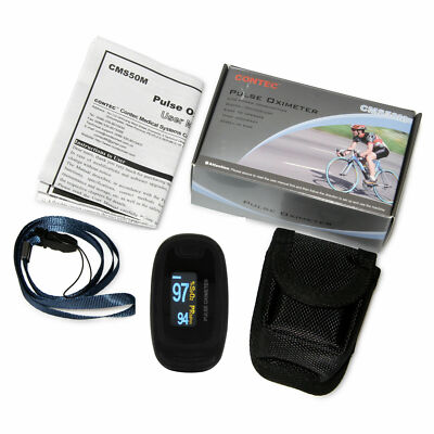 Finger Pulse Oximeter Meter SpO2 Heart Rate Monitor Blood Oxygen Saturation 50N