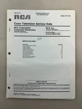 RCA CTC133 Original Schematics Free Shipping