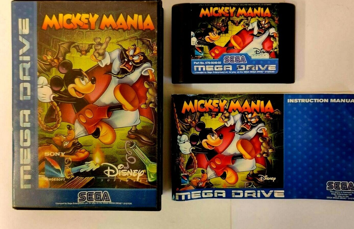MICKEY MANIA for SEGA MEGA DRIVE RARE & HARD TO FIND | eBay UK