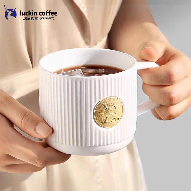 ラッキンコーヒー　カップ　コスプレ luckin coffee Ceramic mug breakfast coffee cup birthday gift | eBay