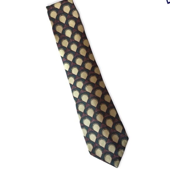 Burberry London ретро абстрактный печать шелковый галстук - Изображение 2 из 4