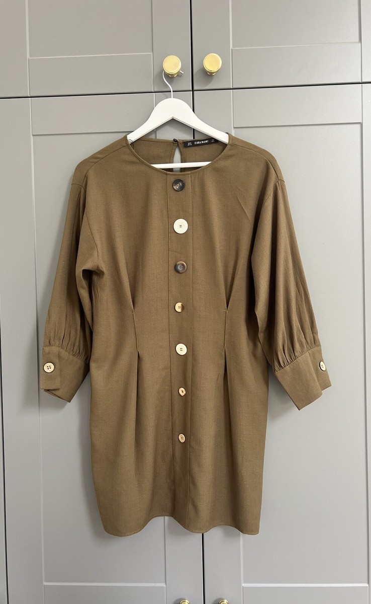 zara khaki dress pleated Zara | Dresses | Zara Pleated Dress With Buttons