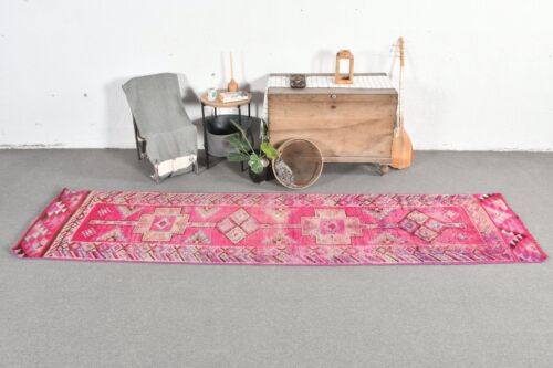 Dywan 2,8x11,5 stopy, dywan vintage, dywan podłogowy, stary dywan, dywany tureckie, fajny dywan - Zdjęcie 1 z 10