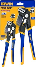 Irwin Tools 1802533 2 Piece GrooveLock 8-Inch 10-Inch V-Jaw Plier Set