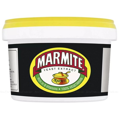 Marmite Hefeextrakt Veganer Aufstrich Brot Streichpaste Geschmack Tube Packung 600g