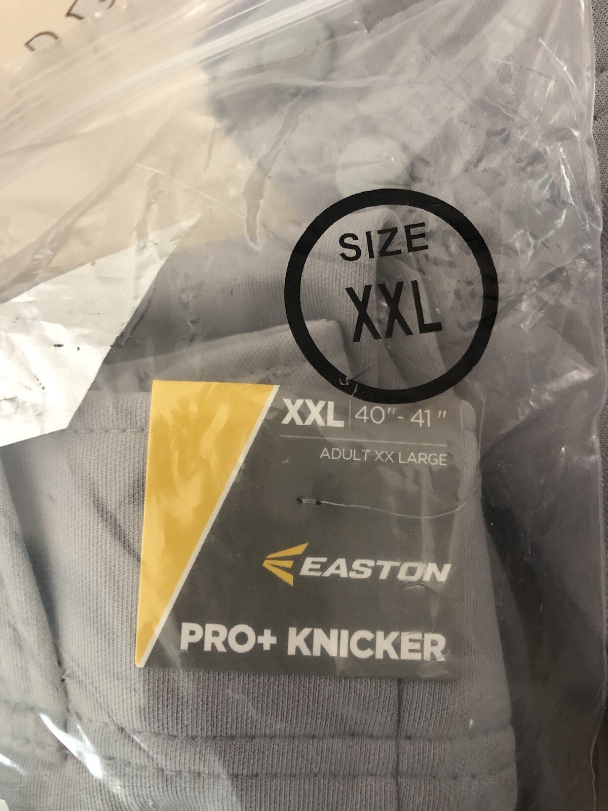 Easton Baseball Pants XXL 4041 Mens Pro Knicker Piped Gray Green