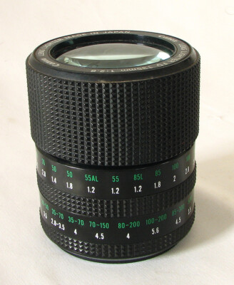 Canon Camera Lens Table Lighter + Magnifier, Canon FD 135mm Lens