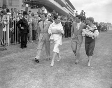 Evidently Enjoying Themselves Derby Epsom Are Four Famous Represen- 1957 Photo