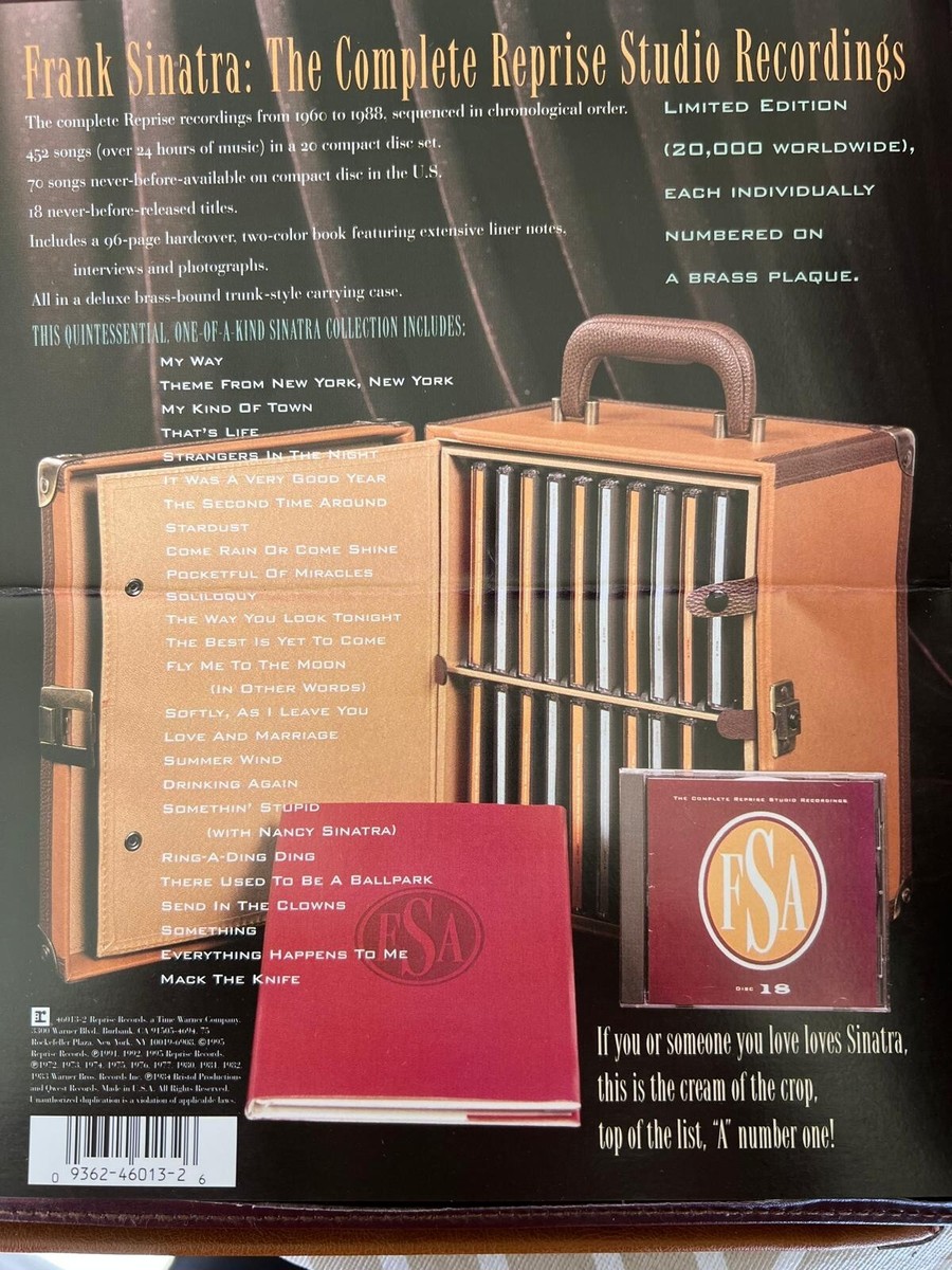 Frank Sinatra The Complete Reprise Studio Recordings (Numbered