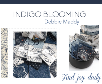 Moda INDIGO BLOOMING 48095 14 Navy Dot MADDY Quilt Fabric | eBay