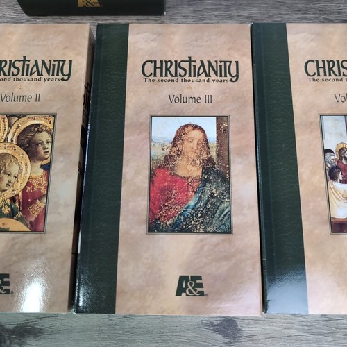 Christianity the Second Thousand Years 4 VHS Cassette Tape Set VG+ A&E Release - Picture 5 of 10