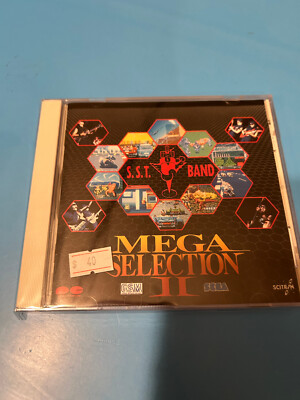 S.S.T.BAND MEGA SELECTION II G.S.M. SEGA CD SOUNDTRACK GSM SCITRON BONANZA BROS