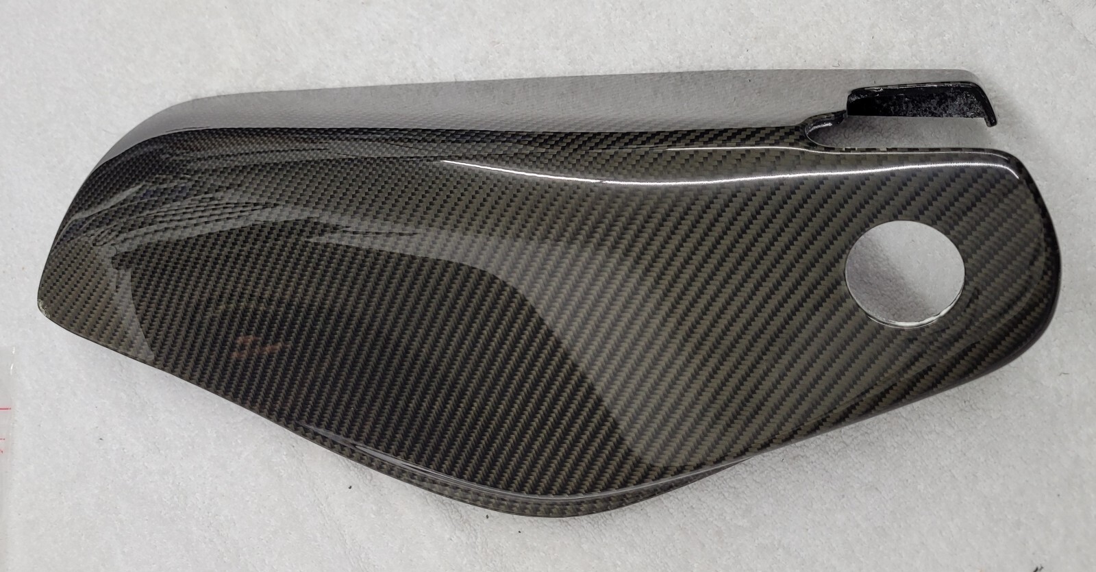 MCLAREN MP4-12C 650s RECARO SEAT CARBON FIBER COVER TRIM OEM 650 12c PANEL SIDE