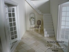 25 Stacey's 1:12th Scale 1" REAL STONE Miniature Limestone & Slate Floor Tiles