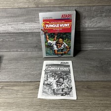 Vintage Atari 2600 JUNGLE HUNT Box Manual Only