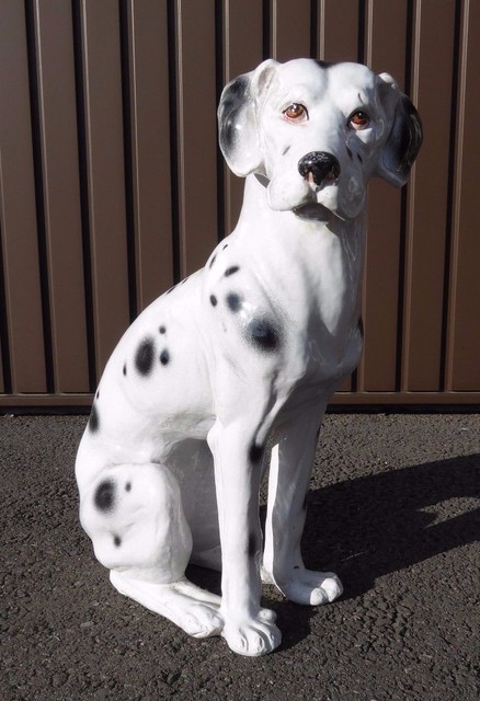 large ceramic dalmatian dog