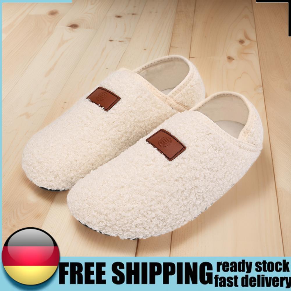 APL Mocassino donna orsacchiotto pile casa calzini scarpe schiena chiusa ciabatte (bianco 38 39)