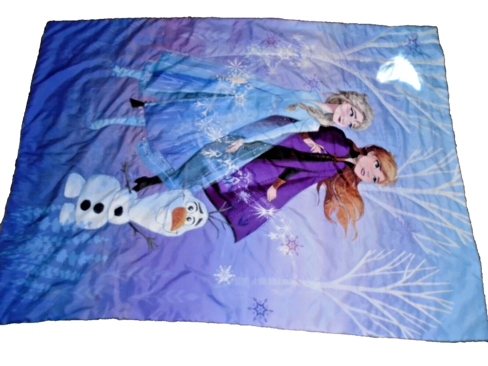 7N!¡GUAU! Manta edredón cama niño Disney FROZEN Elsa Anna OLAF {Microfibra} Foto 2 de 4